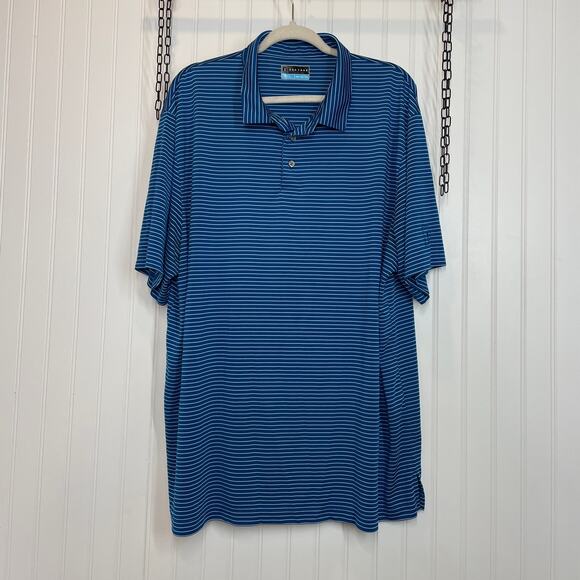 PGA Tour Men’s Blue Short Sleeve Polo Shirt Size XXL - Picture 1 of 6